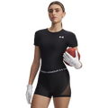 Under Armour Heatgear Og Compression Short Sleeve - Under Armour Black/White