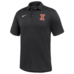 Men's - Nike Illinois Dri-FIT Polo - Black