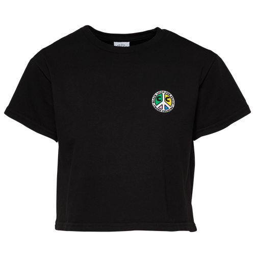 

Cross Colours Womens Cross Colours Black Peace I Crop T-Shirt - Womens Black Size S