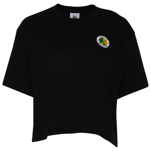 

Cross Colours Womens Cross Colours Peace Circle Logo Crop T-Shirt - Womens Black/Black Size L