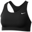 Nike Pro Swoosh Medium Padded Bra - Women's Black/White