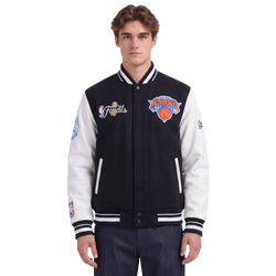 Men's - Pro Standard Knicks NBA Finals 2026 Rib Wool Varsity Jacket - Black