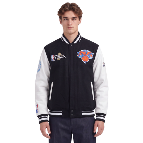 MENS - Pro Standard Knicks NBA Finals 2026 Rib Wool Varsity Jacket - Black