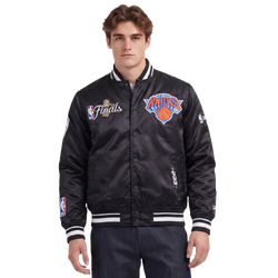 Men's - Pro Standard Knicks NBA Finals 2026 Pro Satin YD Rib Jacket - Black