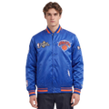 Pro Standard Knicks NBA Finals 2026 Pro Satin YD Rib Jacket - Pro Standard Blue