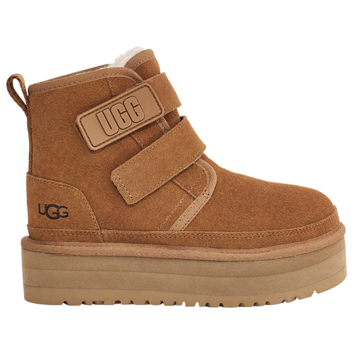 

Girls UGG UGG Neumel Platform - Girls' Grade School Shoe Brown/Brown Size 06.0