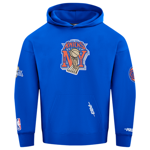  - Pro Standard Knicks '26 Finals Champs Drop Shoulder Pullover - Royal Blue