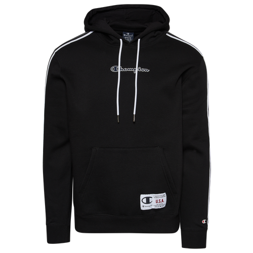 

Champion Tag Hoodie - Mens Black/White Size S