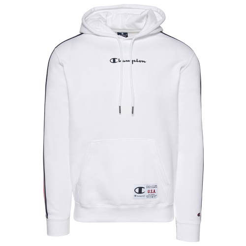 

Champion Tag Hoodie - Mens White/Red Size XXL