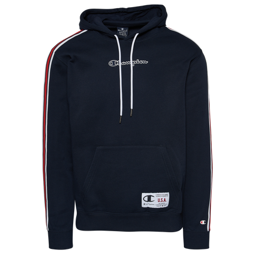 

Champion Tag Hoodie - Mens Navy/Red Size S