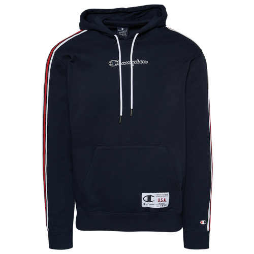 

Champion Tag Hoodie - Mens Navy/Red Size M