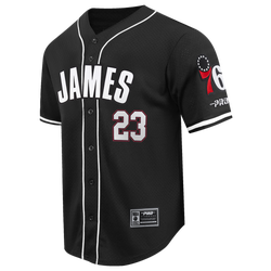 Men's - Pro Standard 76ers Classic Baseball Jersey - Black