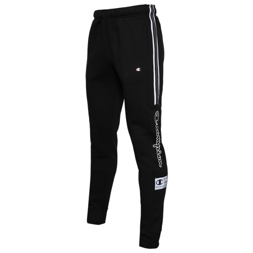 

Champion Mens Champion Tag Joggers - Mens Black/White Size L