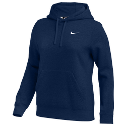 Women's - Nike Team Club Fleece Hoodie - White/Navy