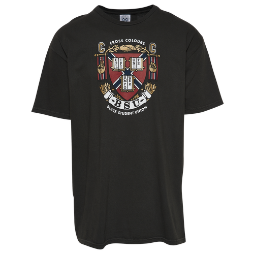 

Cross Colours Mens Cross Colours Crest T-Shirt - Mens Vintage Black Size S