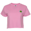 Cross Colours Circle Logo Crop T-Shirt - Women's Pink/Pink