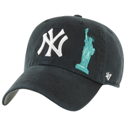 Men's - 47 Brand Yankees City Icon Clean Up Cap - Black/White