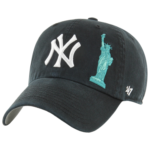47 Brand Yankees City Icon Clean Up Cap - 47 Brand Black/White