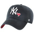 47 Brand Yankees Icon Clean Up Cap - 47 Brand Black/White