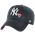 47 Brand Yankees Icon Clean Up Cap - Men's Black/White