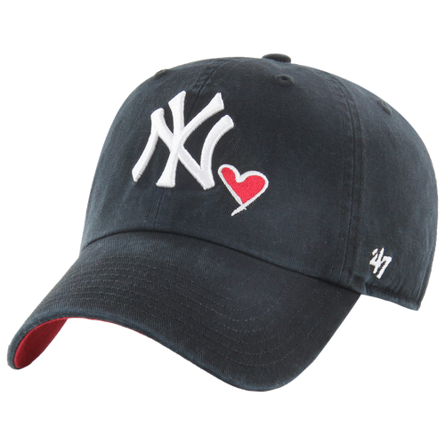47 Brand Yankees Icon Clean Up Cap - 47 Brand Black/White