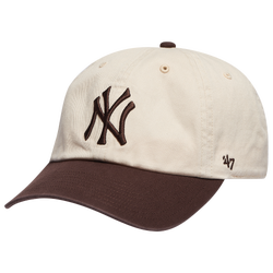 Adult - 47 Brand Yankees Natural Two Tone Clean Up Cap - Brown/Natural