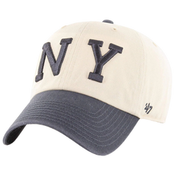 Adult - 47 Brand Yankees Natural Two Tone Clean Up Cap - Natural/Navy