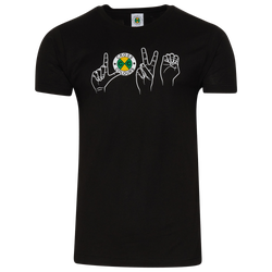 Men's - Cross Colours Love Hands Tee - Black/White