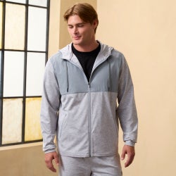 Men's - CSG Active Reform Full Zip Hoodie - Gray Heather