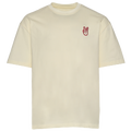 Deuce Embroidered T-Shirt - Deuce Cream/Red