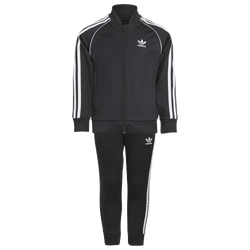 Boys' Preschool - adidas Originals Adicolor Superstar Track Suit - Black/White