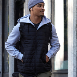 Men's - CSG Commuter Puffer Full-Zip Hoodie  - Grey