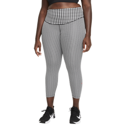 Women's - Nike Icon Dri-Fit 7/8 Tight  - White/Black