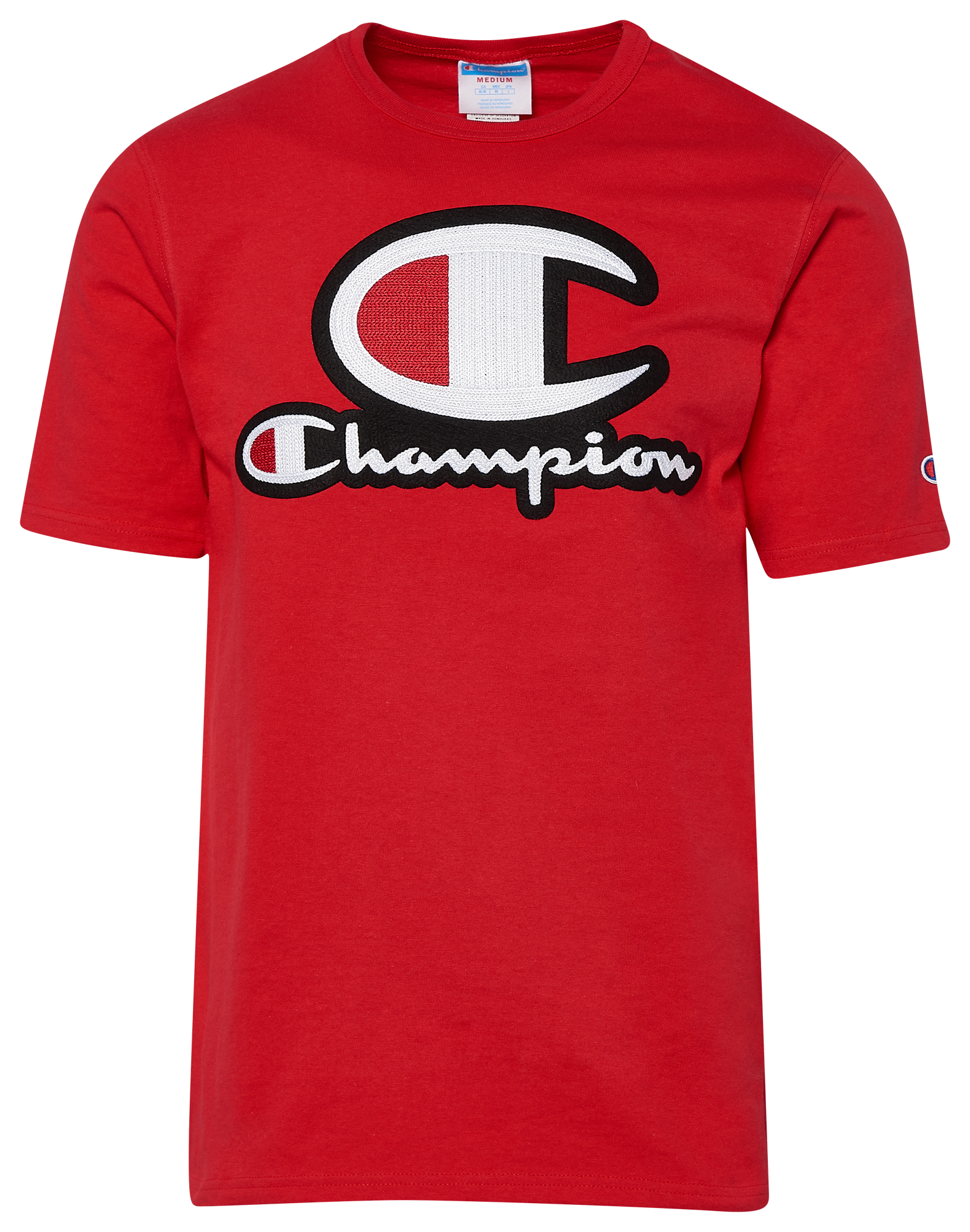 red champion shirt foot locker