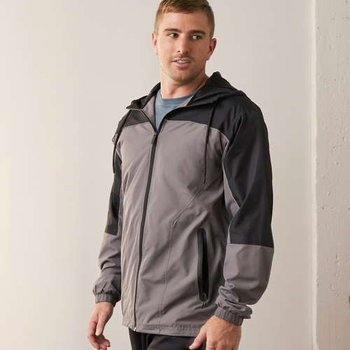 

CSG Mens CSG Division Wind Jacket - Mens Grey Size S