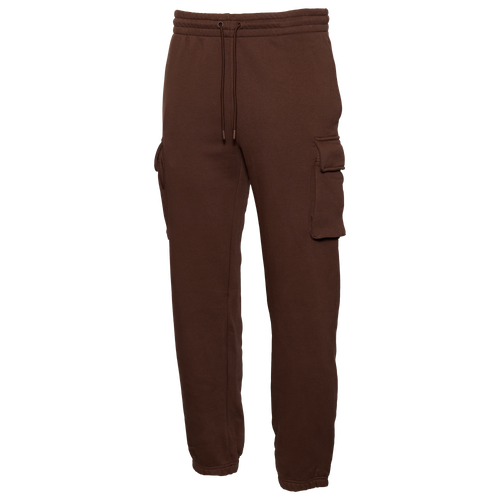 Csg Mens   Troupe Cargo Flc Pant In Brown