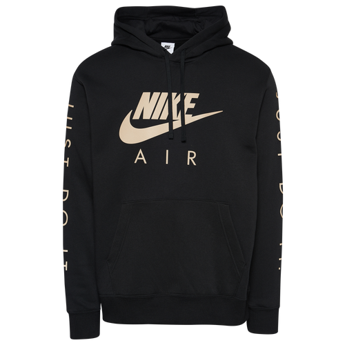 

Nike Mens Nike JDI Fleece Hoodie - Mens Black/Gold Size S