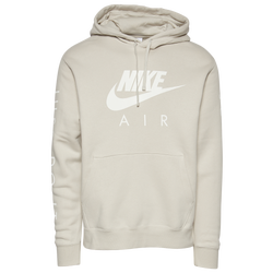 Men's - Nike JDI Fleece Hoodie - Beige/White