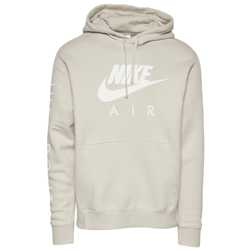 

Nike Mens Nike JDI Fleece Hoodie - Mens White/Beige Size S