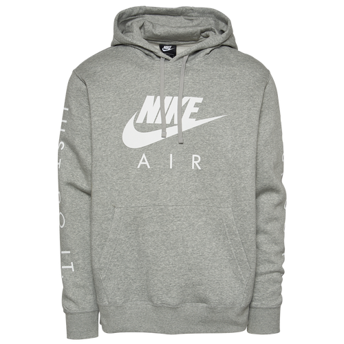 

Nike Mens Nike JDI Fleece Hoodie - Mens Grey/White Size L