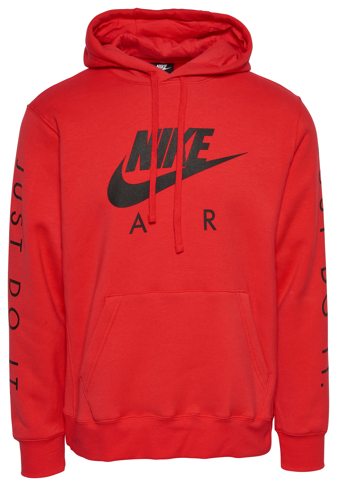 Red fleece cheap nike hoodie