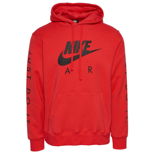 

Nike Mens Nike JDI Fleece Hoodie - Mens Red/Black Size S