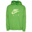 Nike JDI Fleece Hoodie - Men's Green/Volt