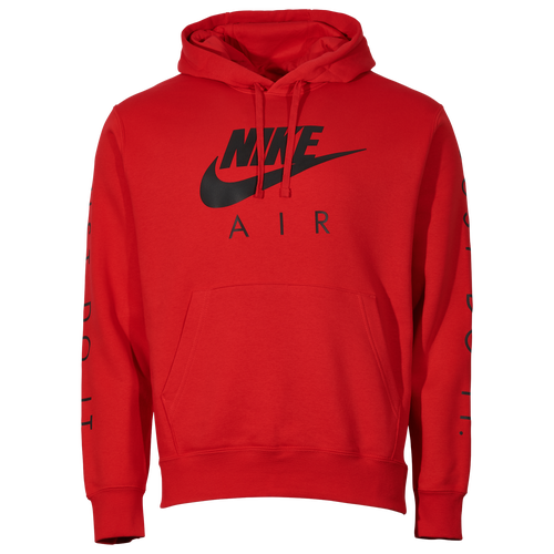 

Nike Mens Nike Just Do It Hoodie - Mens Red/Black Size XS