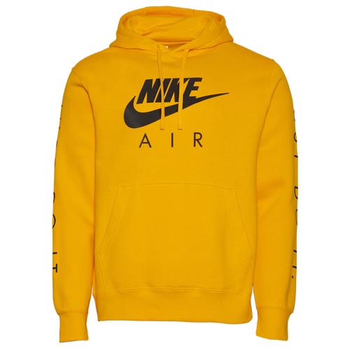 Nike Mens Just Do It Hoodie In Gold black ModeSens