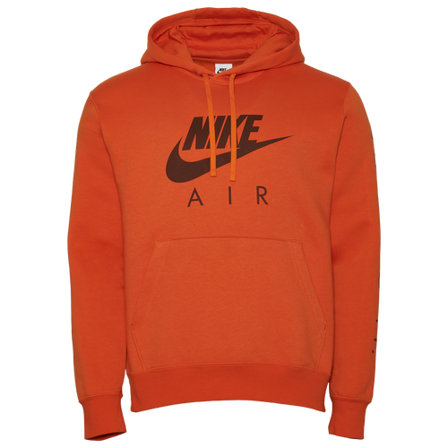 

Nike Mens Nike JDI Fleece Hoodie - Mens Brown/Campfire Orange Size M