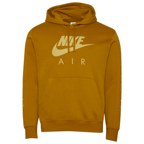 

Nike Mens Nike Just Do It Hoodie - Mens Gold/Wheat Size XL