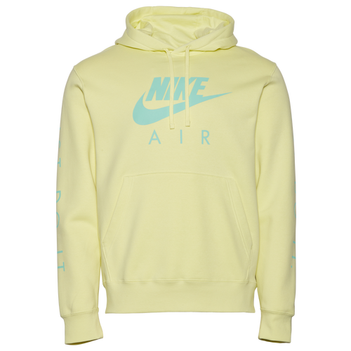 

Nike Mens Nike Just Do It Hoodie - Mens Lime/Blue Size L