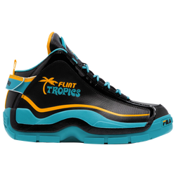 Men's - Fila Grant Hill 2 x Semi Pro - Black/Teal/Orange