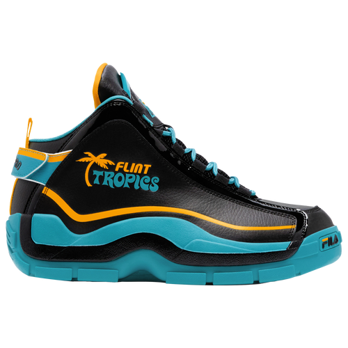 basen Papua Ny Guinea legering Fila Mens Grant Hill 2 X Semi Pro In Black/teal/orange | ModeSens